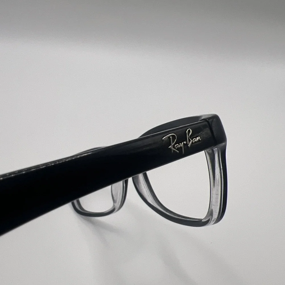 Ray Ban Kids RB1531 3529 48-16-130 Black Clear Flex Hinge Eyeglasses Frames Only